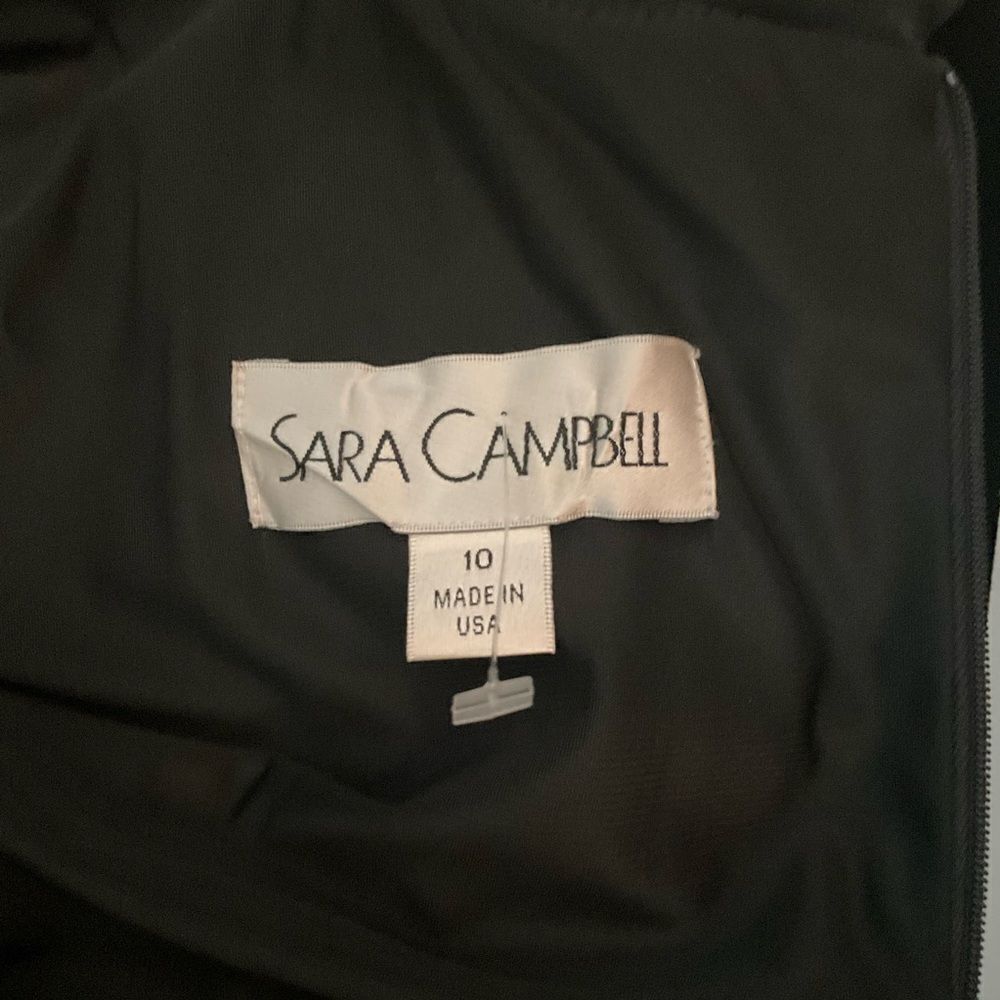 NWOT Sara Campbell Limited Edition Black Stretch Velvet Gown Dress - Picture 9 of 10